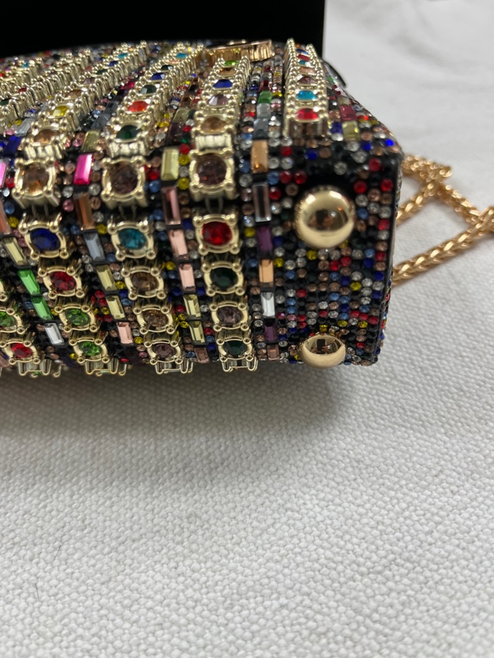 Contemporary Multi Colored Rhinestone Mini Crossover-New - Picture 9 of 11